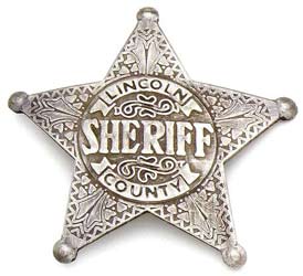 lincoln county sherrif badge
