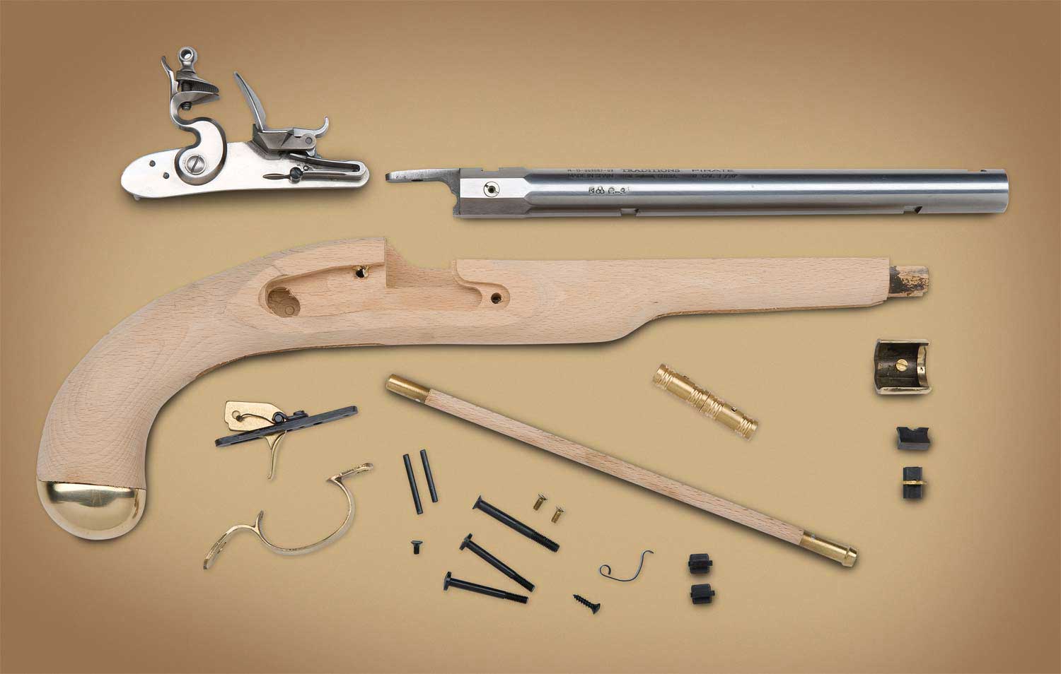 muzzleloading pistol kits flintlock and percussion