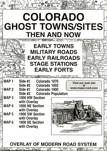 Colorado Ghost Town Map