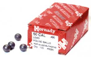 315 32 Caliber Hornady Swaged Lead Round Balls Box of 100