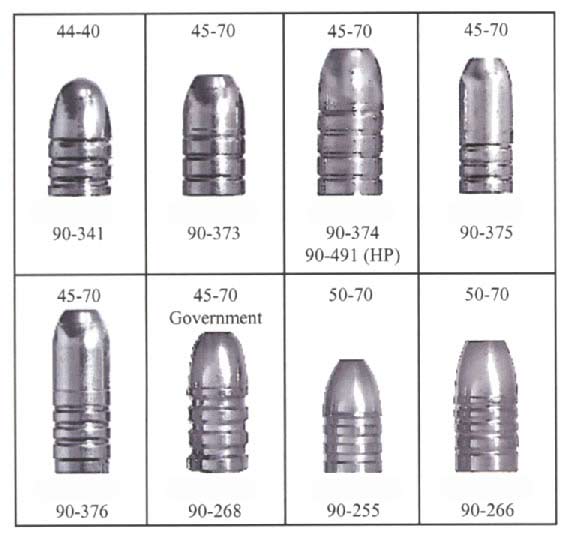 Black Powder Cartridge Bullet Molds, Supplied By The Possible Shop